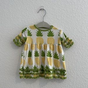 Kickee Pants Pineapple Babydoll Top